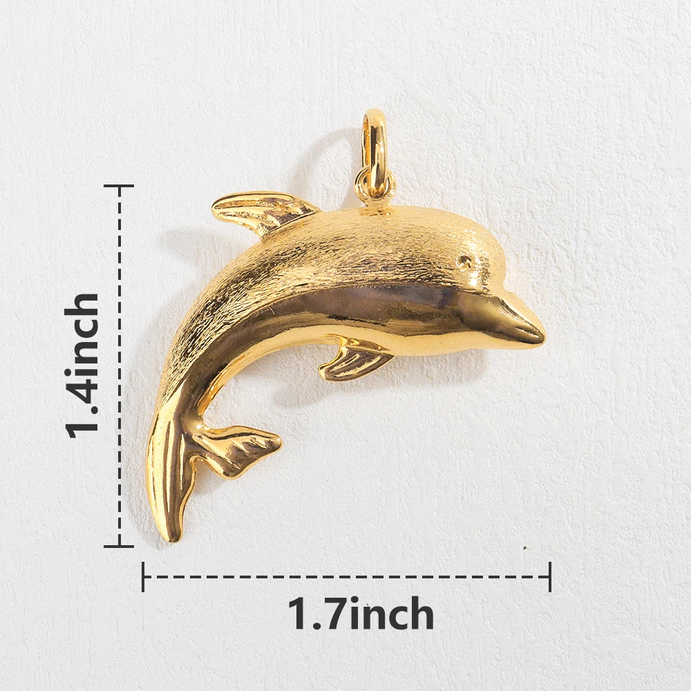 Pendant Necklace with Chain Gold Plated Dubai African Accessories For Women Big Size Men Hip Hop Fashion Jewelry