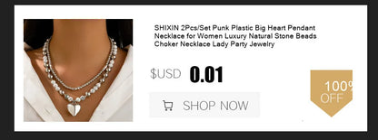 Elegant Simple Chunky Circle Torques Necklace for Women Trendy Choker Collar 2023 Fashion Jewelry on the Neck Accessories Female