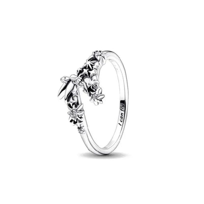 European Ring Rings 925 Sterling Silver Heart Bow Round Size 6789 For Women Men Jewelry Party Fashion Wedding