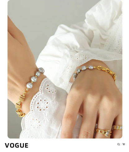 Hip Hop Bracelet Advanced European and American Ins Style Bracelet Stainless Steel Versatile Bracelet Fashion Handwear