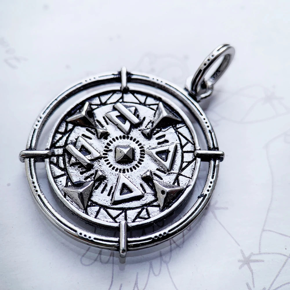 Pendant Black Love Knot Maori Cross Tooth Diver Fashion Rebel Street Jewelry Europe Bijoux Accessories Gift For Men Woman