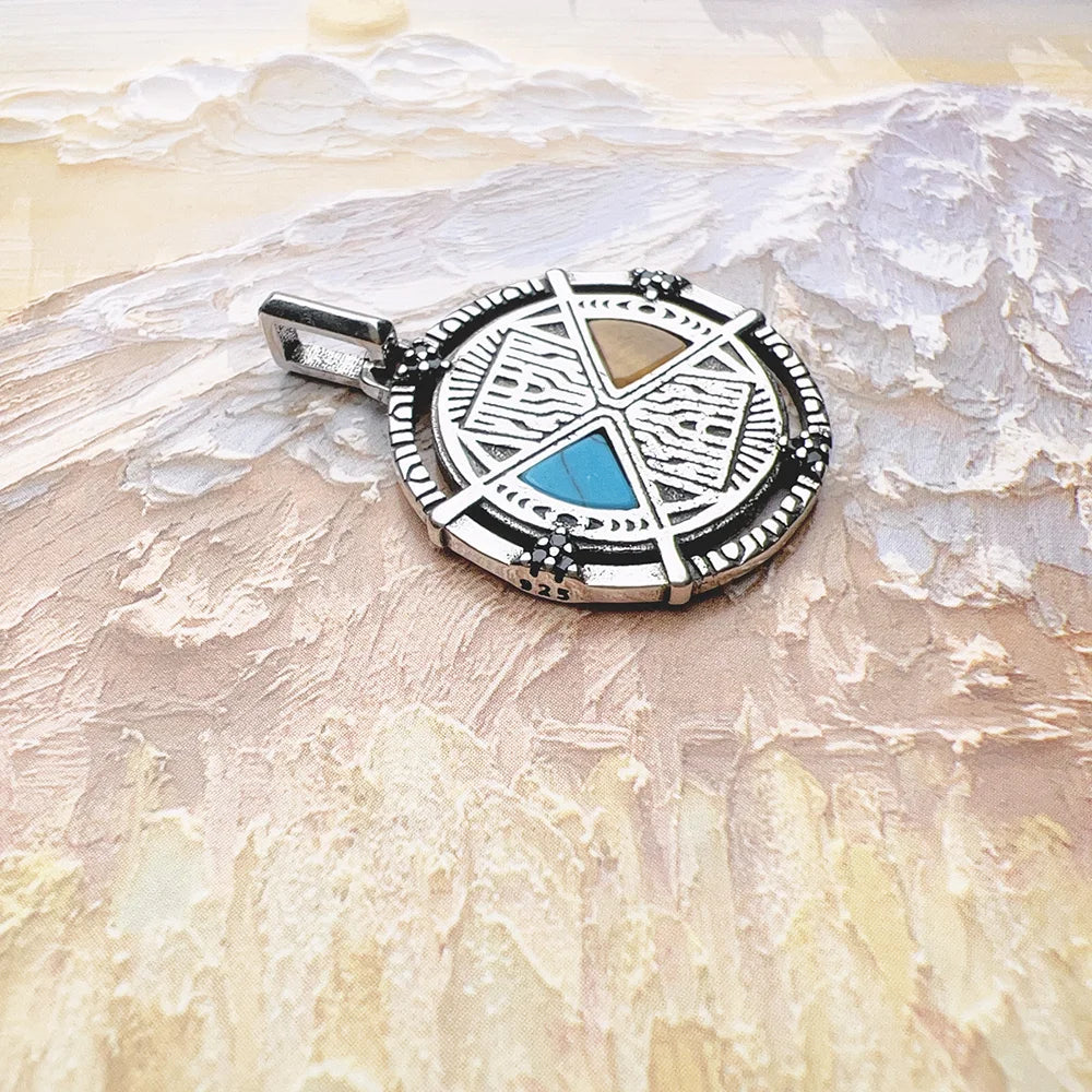 Pendants Lucky Charm Spring Jewelry Vintage 925 Sterling Silver Accessorie Positive Energy Gift For Women Men
