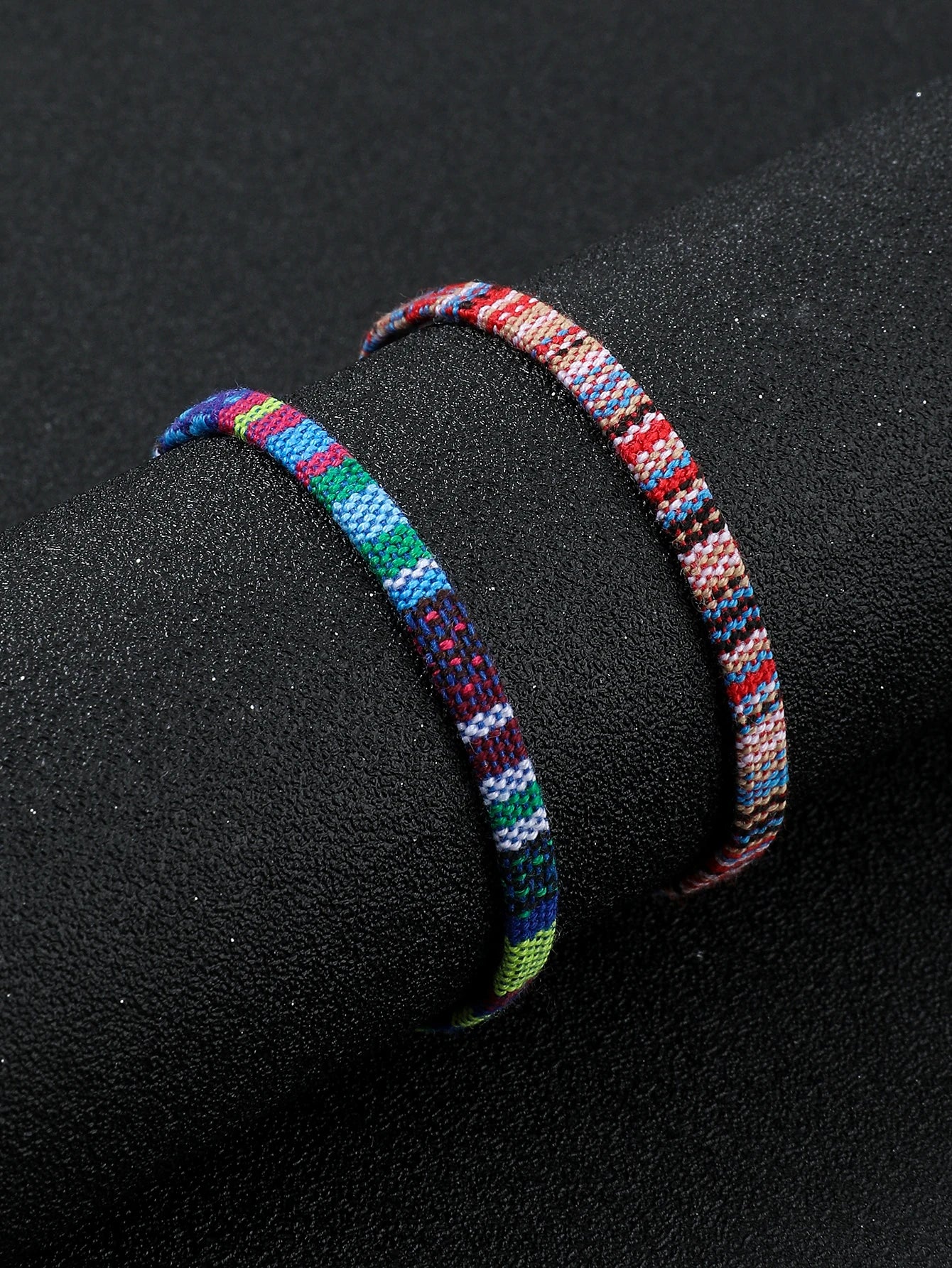 4PCS Summer Bohemian Style Hand-woven Anklets Men and Ladies Couple's Adjustable Anklets Set Beach Leisure