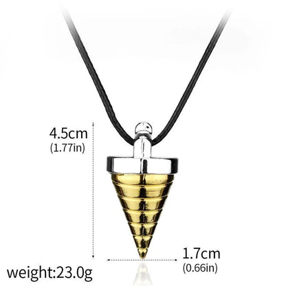 Cartoon Tengen Toppa Gurren Lagann Necklace Tengentoba Gulenlagan Core Drill Pendant Necklace Jewelry Accessories