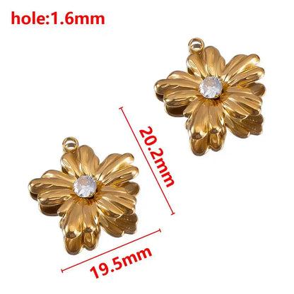 Stainless Steel Pendants Collection Cute Marine Style Pendants Various Earring Components DIY Necklace Jewelry Accessories