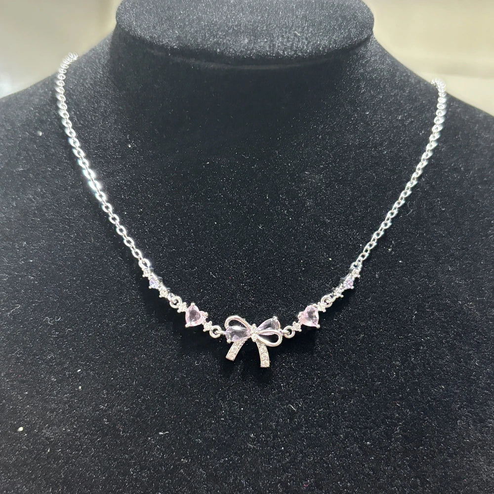 Instagram Style Cute and Sweet Bracelet Love Zircon Butterfly Festival Bracelet Women's Valentine's Day Gift Jewelry