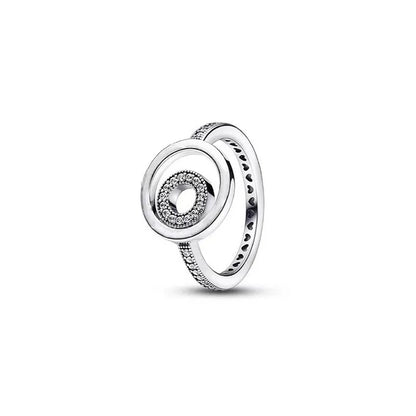 European Ring Rings 925 Sterling Silver Heart Bow Round Size 6789 For Women Men Jewelry Party Fashion Wedding