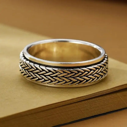 Elegant Rotating Rings for Stress Management and Fashion Enthusiasts Wear F3MD