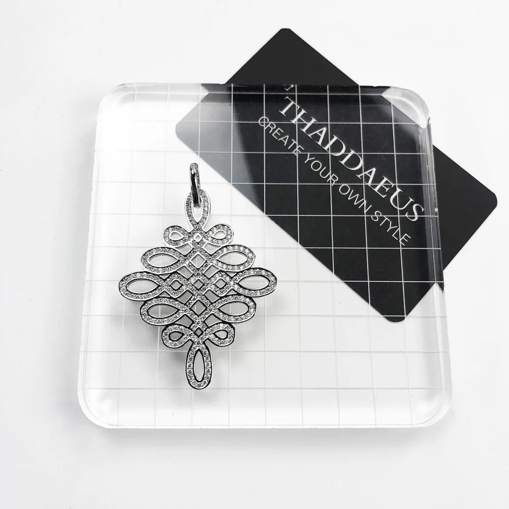 Pendant Black Love Knot Maori Cross Tooth Diver Fashion Rebel Street Jewelry Europe Bijoux Accessories Gift For Men Woman