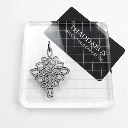 Pendant Black Love Knot Maori Cross Tooth Diver Fashion Rebel Street Jewelry Europe Bijoux Accessories Gift For Men Woman