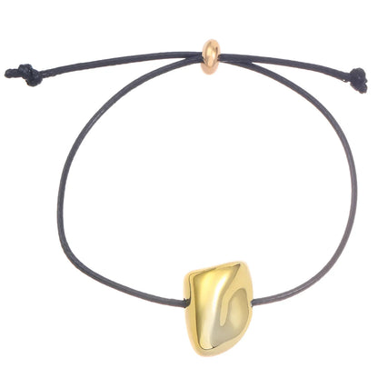 LATS Simple geometry Irregular ball love Heart-shaped knotted rope Necklace for women girl premium adjustable Necklaces Jewelry