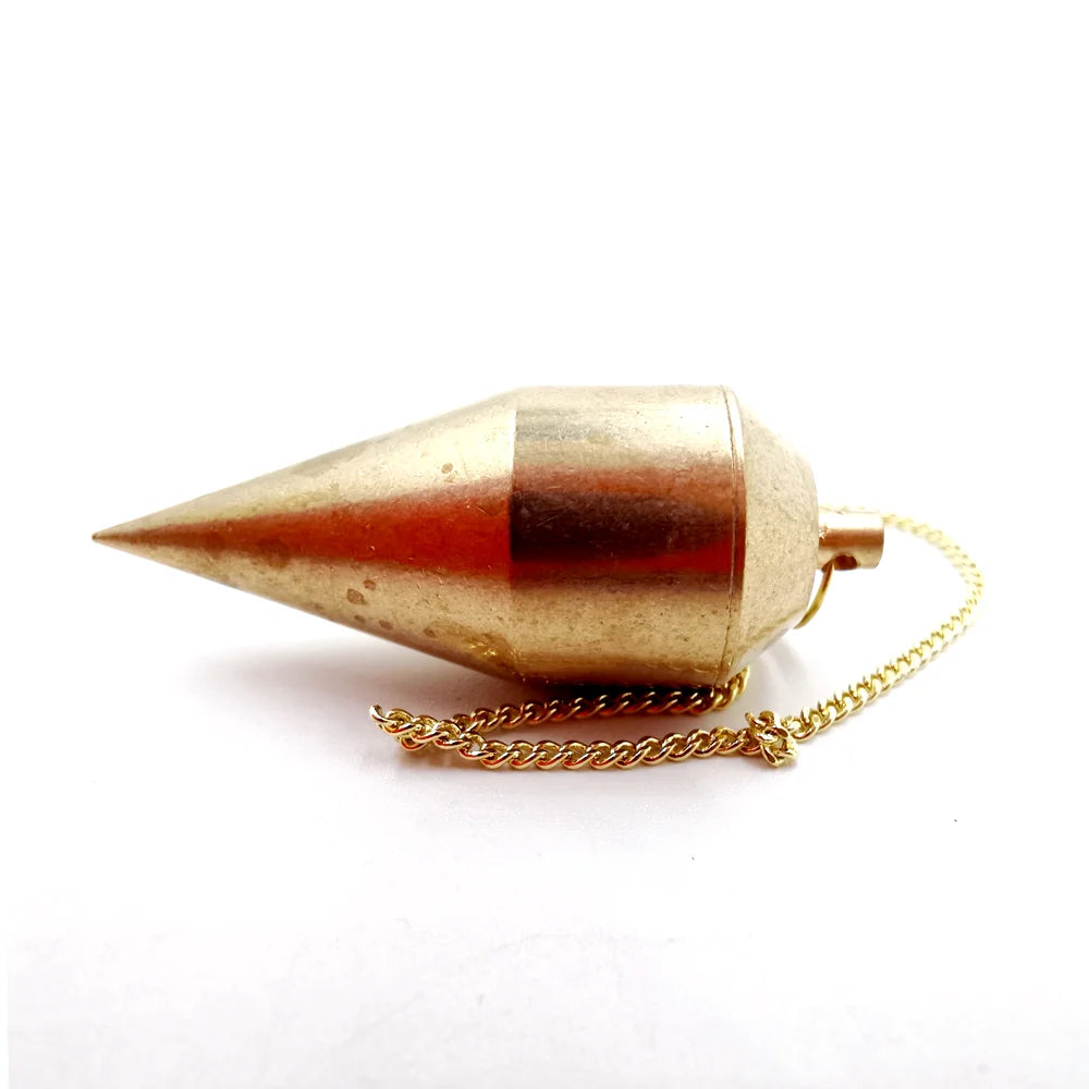 Pendant Divination Copper Pendulum for Fortune-telling Balancing Wicca Antique Dowsing Tool Wayne Pendulo Women Men Reiki Jewelr
