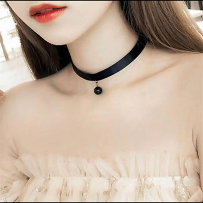 Black Velvet Choker Necklace For Women Vintage Black Star Sexy Lace Necklaces with Pendants Gothic Girl Gifts Neck Jewelry