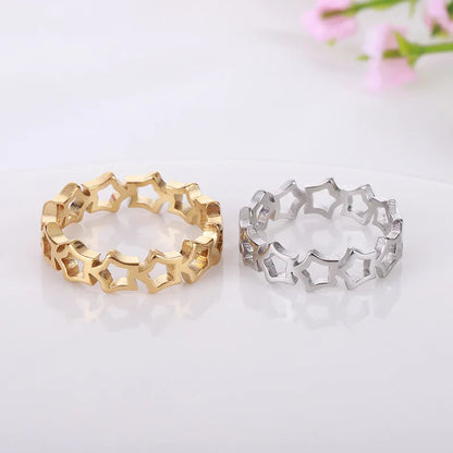 Stainless Steel Fashion Women's Open Enclose Leaf Rings Girls Botanical Women Knuckle Leaves Rings Wedding Party ins Jewelry