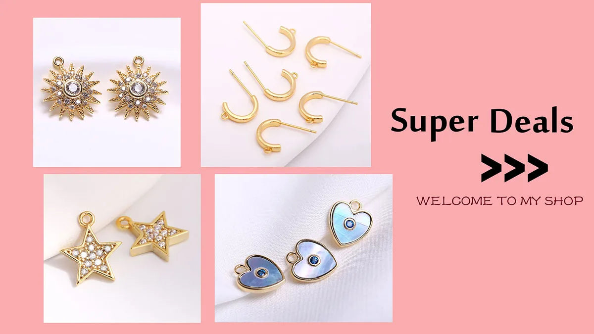 Pendants For Jewelry 18K Gold Plated Brass Heart Charms Pendants For Fashion Necklace Making Supplies DIY Jewelry Accessories