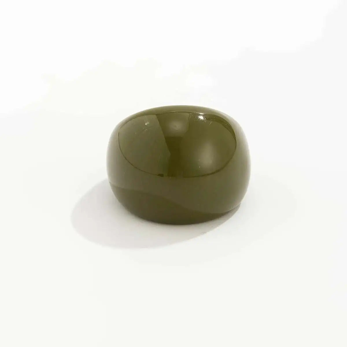 Ingemark Vintage Irregular Smooth Resin Plastic Rings for Women New Trend Boho Geometric Finger Rings Aesthetic Party Jewelry
