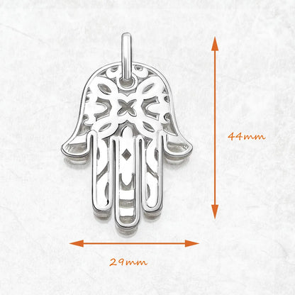 Pendant Hand of Fatima Brand New Fashion Glam Jewelry Europe 925 Sterling Silver Accessories Gift For Women Men
