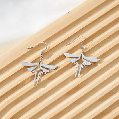 The Last Series of Us Necklace 2024 New Fashion Simple  Stainless Steel Pendant Chain Game Peripherals Trend Jewelry Best Gift