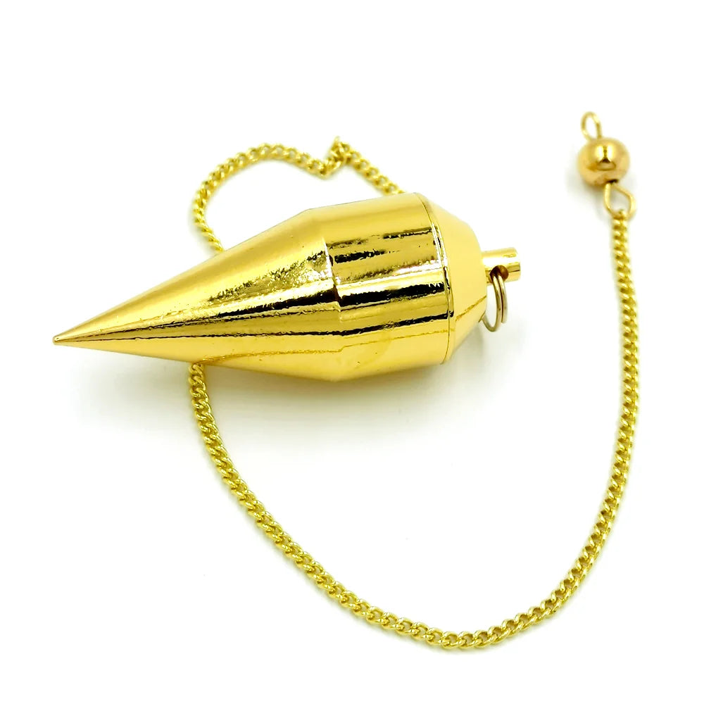 Pendant Divination Copper Pendulum for Fortune-telling Balancing Wicca Antique Dowsing Tool Wayne Pendulo Women Men Reiki Jewelr