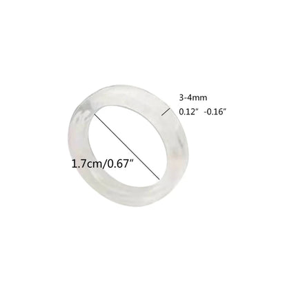 2Pcs Resin Rings Tiny Aesthetic Acrylic Ring Women Teen Girl Cute Stackable Ring Statement Jewelry Ornament Ring Gift