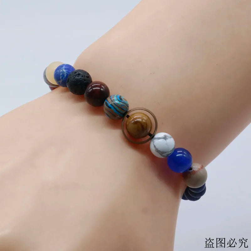 Solar System Bracelets Women Male Bracelets for Man Eight Planets Bracelets Man Best Friends Gift For Him Gift Male Bracelets