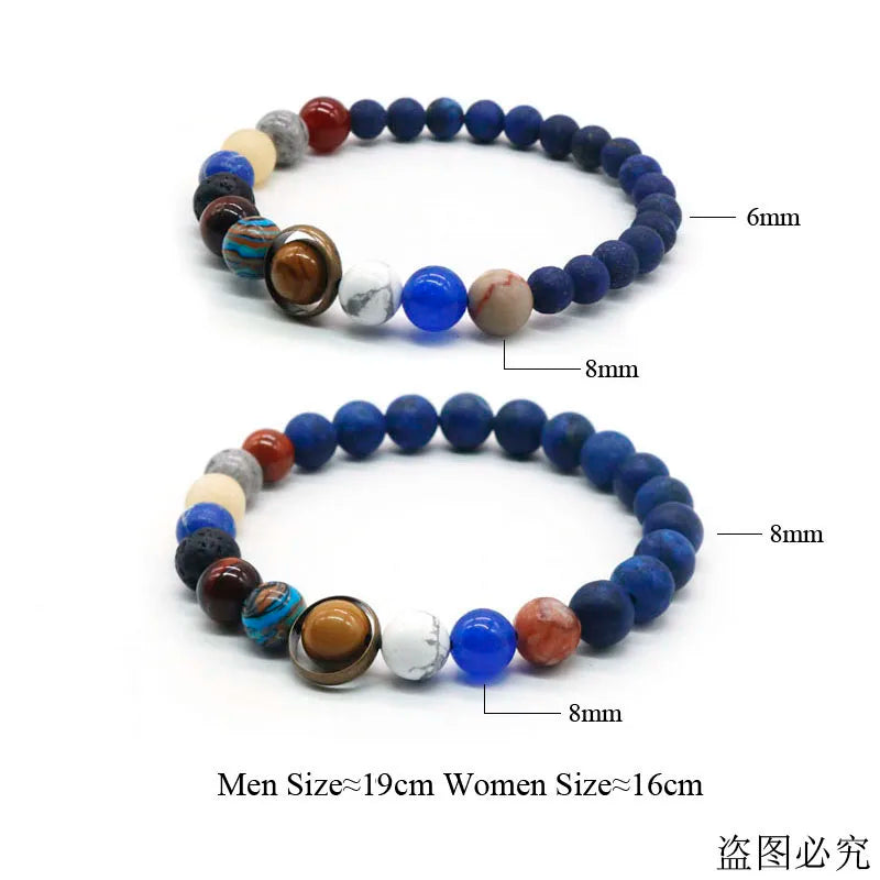 Solar System Bracelets Women Male Bracelets for Man Eight Planets Bracelets Man Best Friends Gift For Him Gift Male Bracelets