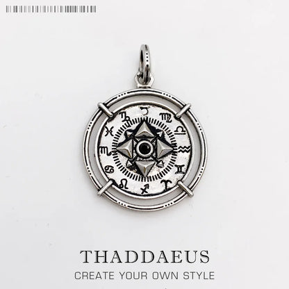 Pendant Black Love Knot Maori Cross Tooth Diver Fashion Rebel Street Jewelry Europe Bijoux Accessories Gift For Men Woman