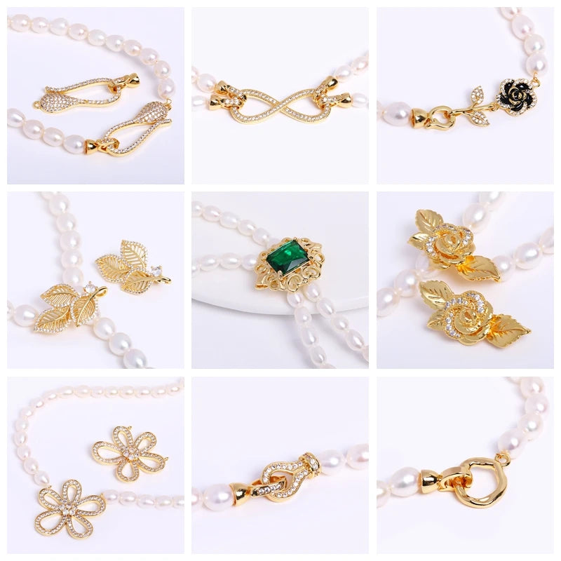Pendants For Jewelry 18K Gold Plated Brass Heart Charms Pendants For Fashion Necklace Making Supplies DIY Jewelry Accessories