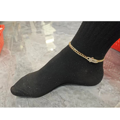 Anklet for men and women 23cm/25cm European and American fashion foot ornaments