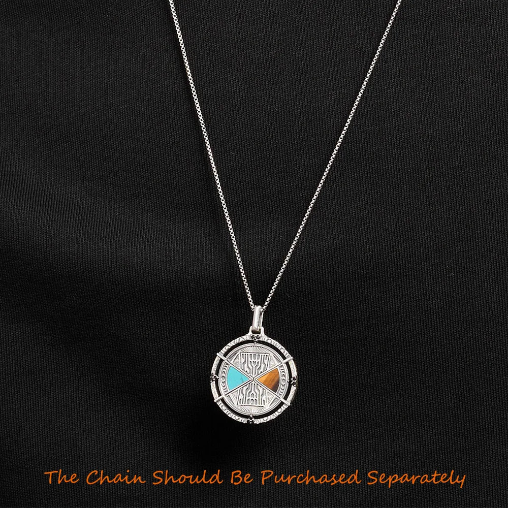 Pendants Lucky Charm Spring Jewelry Vintage 925 Sterling Silver Accessorie Positive Energy Gift For Women Men