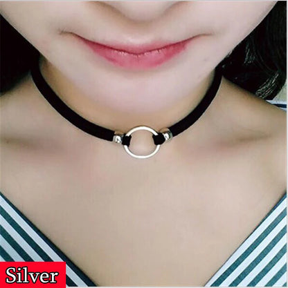 Black Velvet Choker Necklace For Women Vintage Black Star Sexy Lace Necklaces with Pendants Gothic Girl Gifts Neck Jewelry