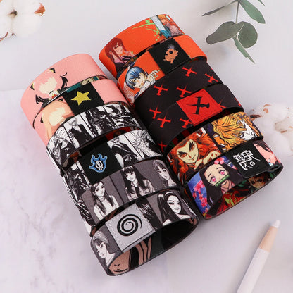 Anime Bracelet For Women Men Elastic Sports Wristband Fashion Bangles Girls Jewelry Gift for Friend