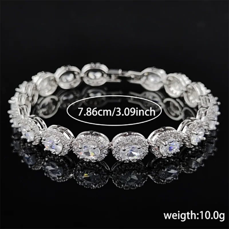 2024 New Luxury Blue Red Green Black Color Bracelet Bangle for Women Anniversary Gift Jewelry Wholesale S6923