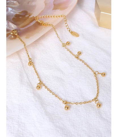 Anklets For Women Stainless Steel 18K Gold Plated High Quality No Tarnish Women's Ankle Bracelets Foot Chains Luxury Ankle Strap