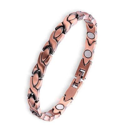 Copper Color Bracelets for Women&Men Therapy Health Magnetic Healing Bracelet Bio Energy Arthritis Pain Valentine's Day Gifts