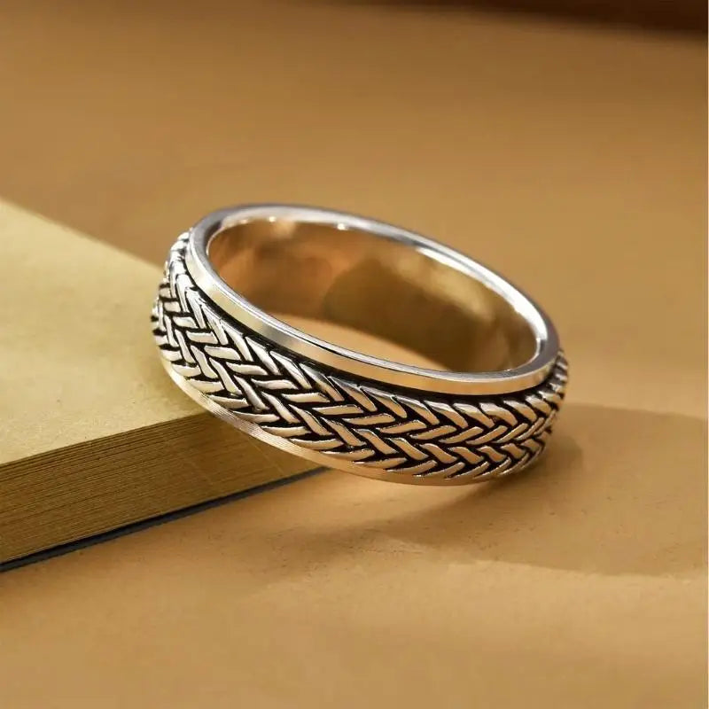 Elegant Rotating Rings for Stress Management and Fashion Enthusiasts Wear F3MD