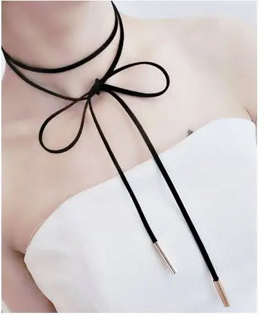Black Velvet Choker Necklace For Women Vintage Black Star Sexy Lace Necklaces with Pendants Gothic Girl Gifts Neck Jewelry