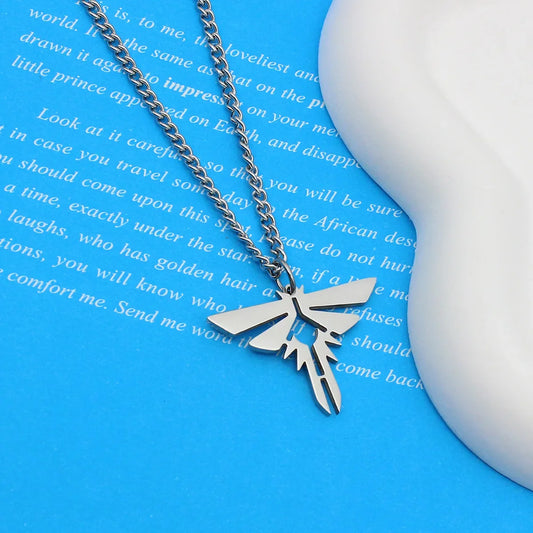 The Last Series of Us Necklace 2024 New Fashion Simple  Stainless Steel Pendant Chain Game Peripherals Trend Jewelry Best Gift