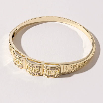 2025 Gorgeous Gold Jewelry Set: Necklace, Bracelet, Ring & Earrings Combo For Women