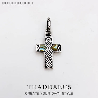 Pendant Black Love Knot Maori Cross Tooth Diver Fashion Rebel Street Jewelry Europe Bijoux Accessories Gift For Men Woman