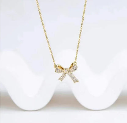 Romantic Lovely White Bowknot Rings Female Girls Exquisite Jewelry Ring with Shiny Bow Tie Zircon for Party Dating Lovers Gifts