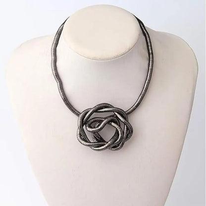 Bendable Snake Necklace Bendable Gold Silver Necklace Flexible Bracelet Twistable Choker for Women Girls Jewelry Accessories