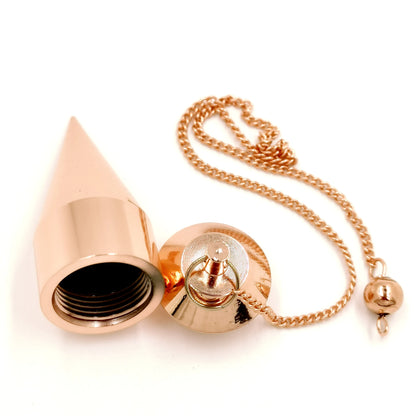 Pendant Divination Copper Pendulum for Fortune-telling Balancing Wicca Antique Dowsing Tool Wayne Pendulo Women Men Reiki Jewelr