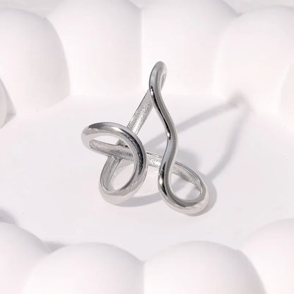 LATS Stainless Steel Gold Color Rings for Women Men 2024 Colorfast Popular Party Personalized Exaggerated Charms Jewelry Gifts