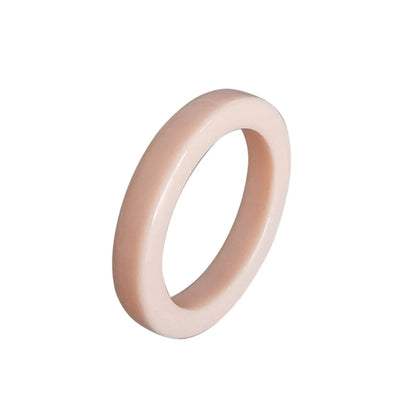 2Pcs Resin Rings Tiny Aesthetic Acrylic Ring Women Teen Girl Cute Stackable Ring Statement Jewelry Ornament Ring Gift