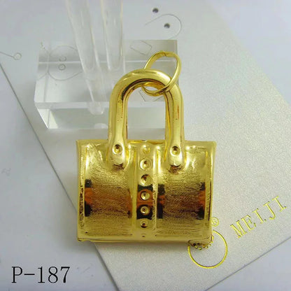 Pendant with Necklace For Women Men 24k Gold Plated Copper 33 Designs Wholesale Fashion Jewelry For Daily Wear Anniversary