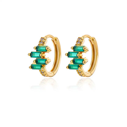 Zircon Star Earring For Women Girl Stainless Steel Hoop Piercing Earring y2k 2023 New Jewelry Accessories aretes free shipping