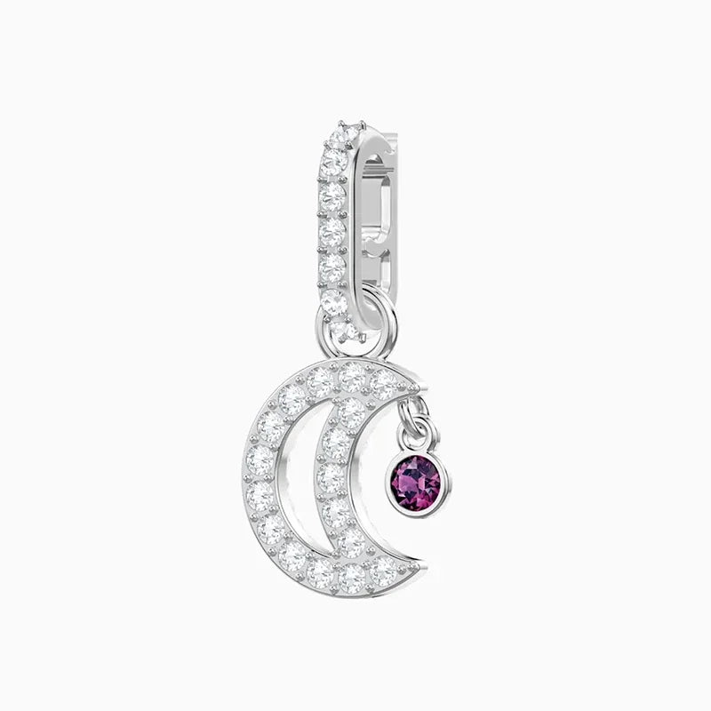 Pendants Fine Jewelry Charming Letter Crystal Pendants Fashion Necklace Bracelet Accessories for Women's Anniversary Gift