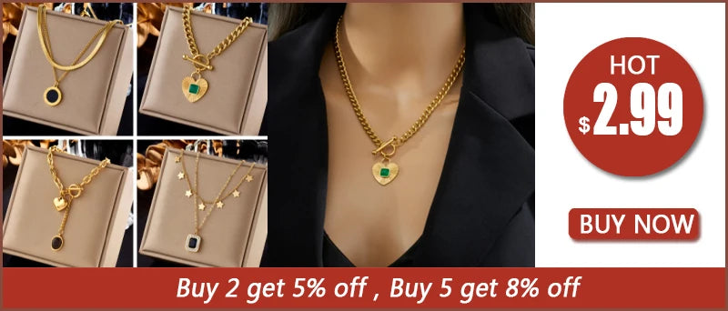 DIEYURO 316L Stainless Steel Minimalist Black White Crystal Reversible Heart Necklace New Fashion Clavicle Chain Jewelry Gif