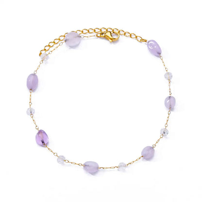 Elegant Zircon Flowers Bracelet For Women Girls Charm Gold Color Stainless Steel Plant Bracelets Luxury Designer Jewelry Gifts